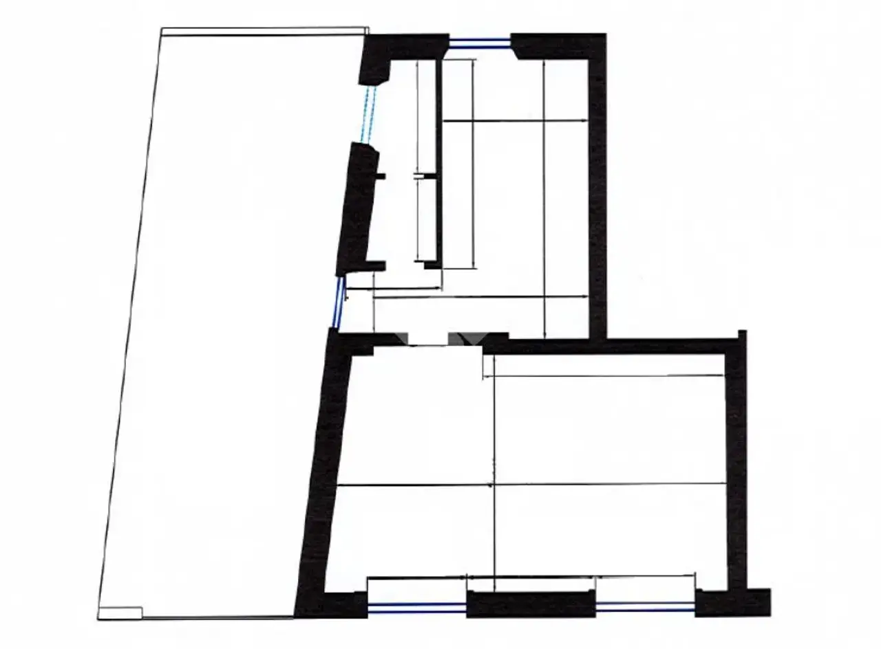 Ufficio in Corso Corso Carlo Alberto 1, Lecco, {3} - Planimetria 1