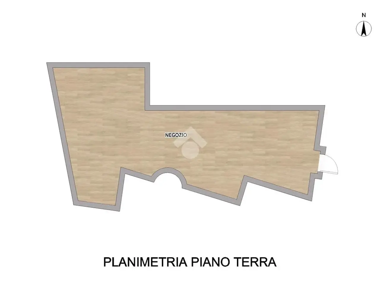 Negozio in Corso Vittorio Emanuele Secondo, Piacenza, {3} - Planimetria 1