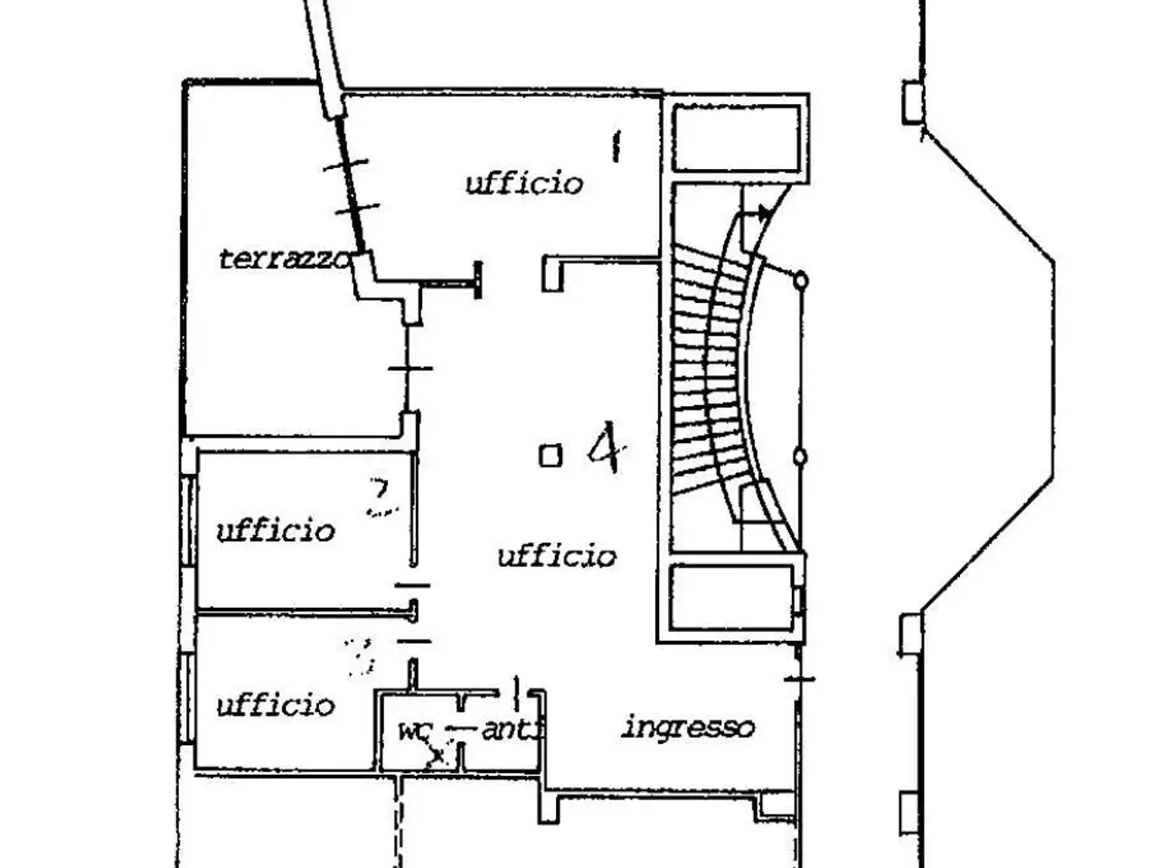 Ufficio in Piazza Serenissima 20, Castelfranco Veneto, {3} - Planimetria 1