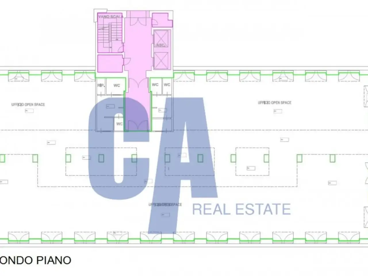 Ufficio in Via Circonvallazione, Segrate, {3} - Planimetria 1