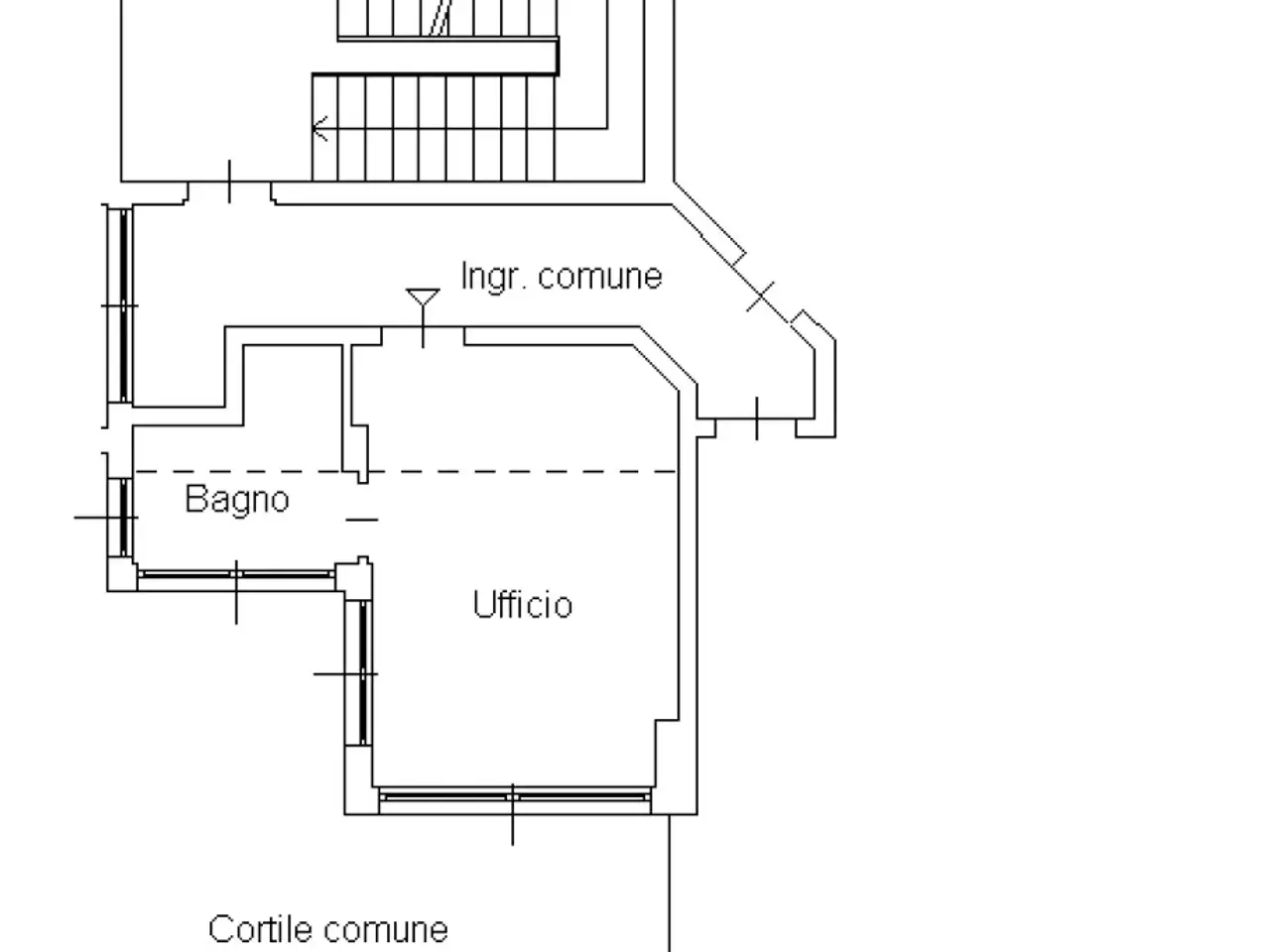 Ufficio in Via Francesco Melzi d'Eril, Milano, {3} - Planimetria 1