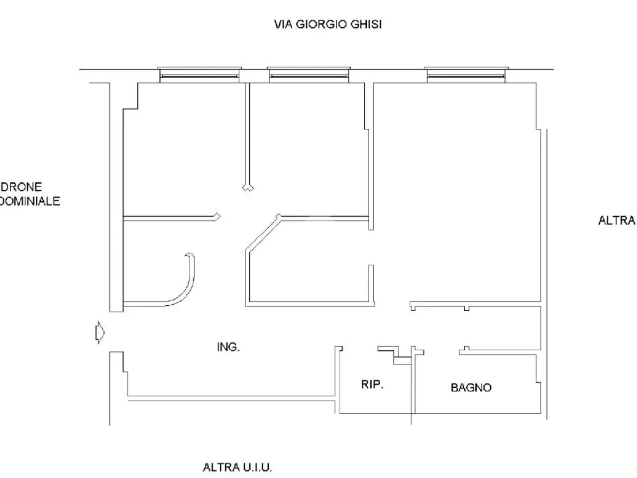 Ufficio in Via Giorgio Ghisi 6, Roma, {3} - Planimetria 1