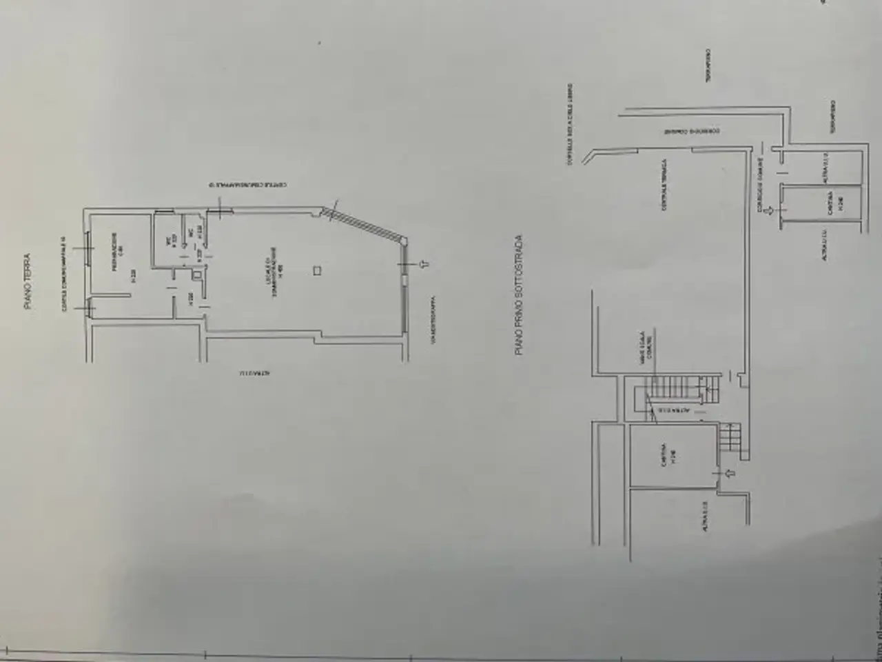 Negozio in Via Monte Grappa 20864 Agra, Agrate Brianza, {3} - Planimetria 1