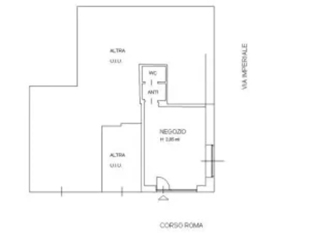 Ufficio in Corso Roma, San Damiano D'Asti, {3} - Planimetria 1
