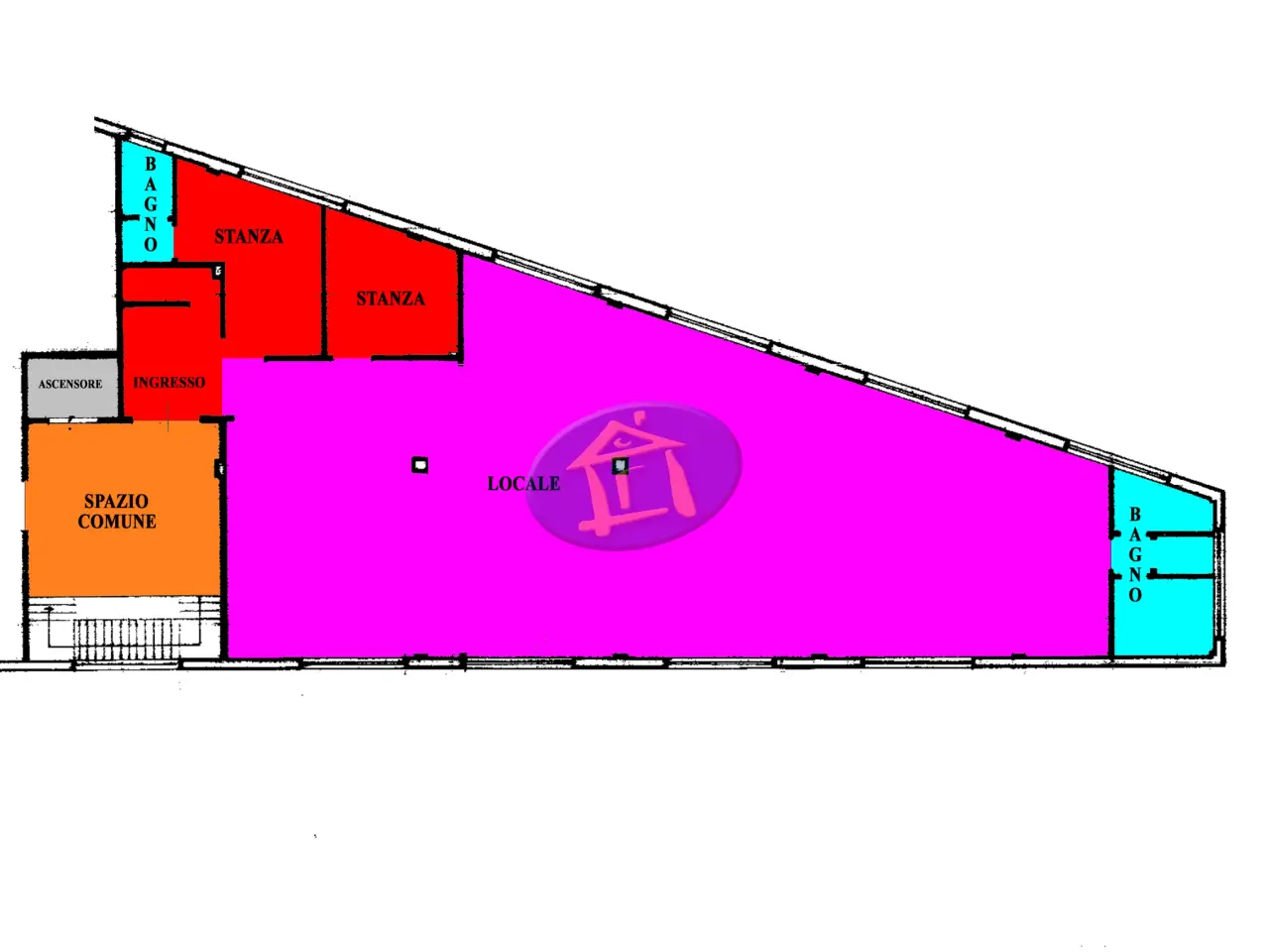 Capannone in Via Caduti di Russia, Castellana Grotte, {3} - Planimetria 1