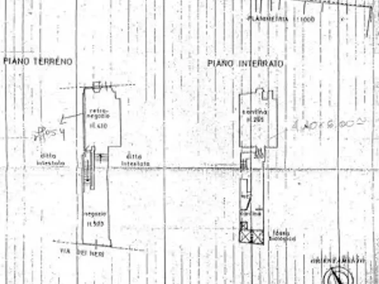 Negozio in Via dei Neri, Firenze, {3} - Planimetria 1