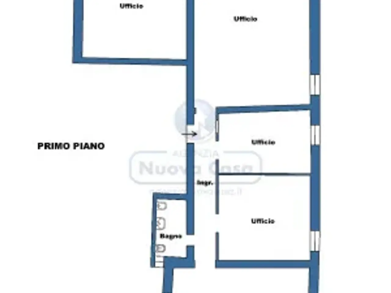 Ufficio in Via Salara 16, Ravenna, {3} - Planimetria 1