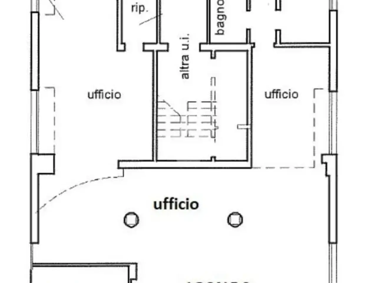 Ufficio in Via San Donato 102, Granarolo Dell'Emilia, {3} - Planimetria 1
