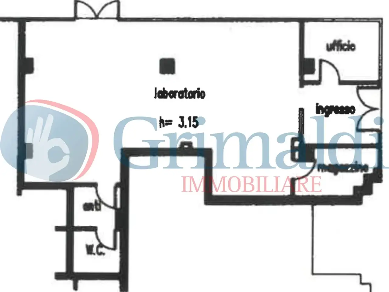 Laboratorio in Via Sandro Pertini 1, Bastia Umbra, {3} - Planimetria 1