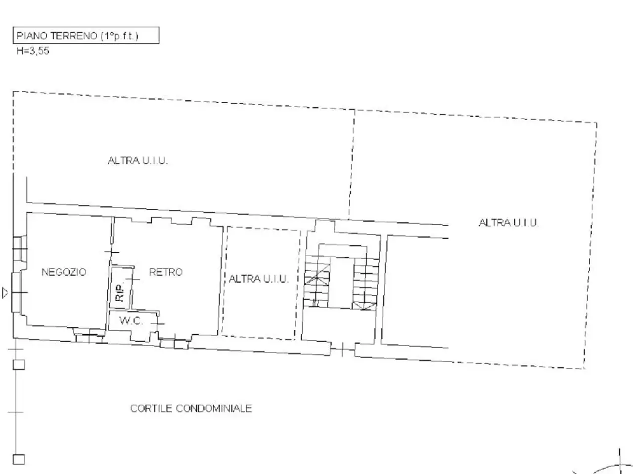 Negozio in Via Cavour 9, Moncalieri, {3} - Planimetria 1