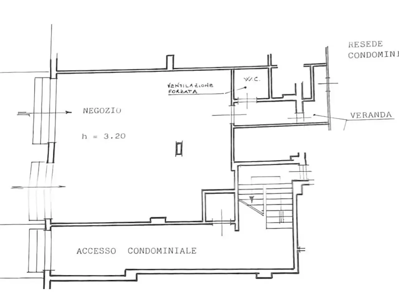 Negozio in Via Alfieri, Scandicci, {3} - Planimetria 1