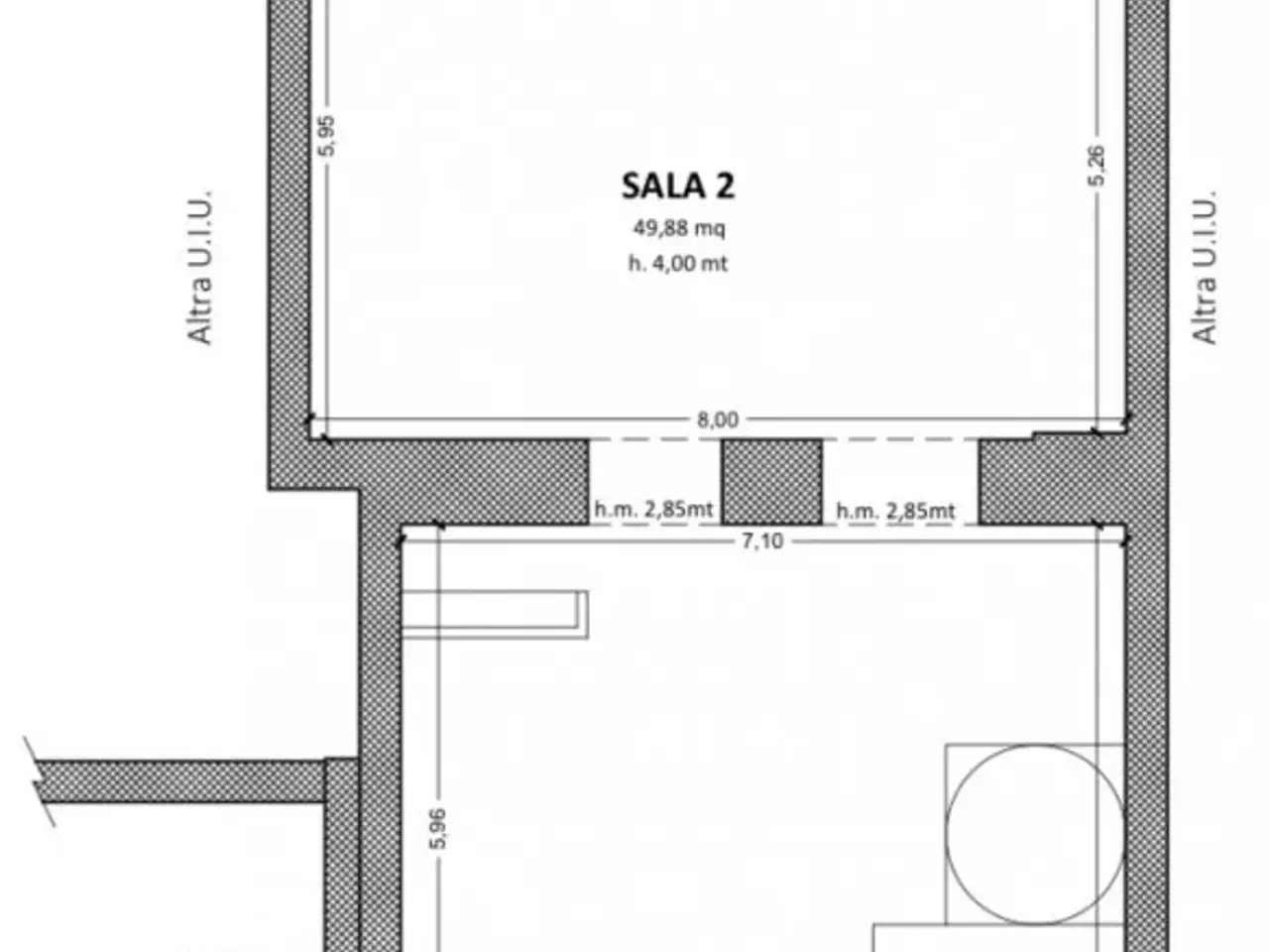 Ristorante in Corso Sempione, Milano, {3} - Planimetria 1
