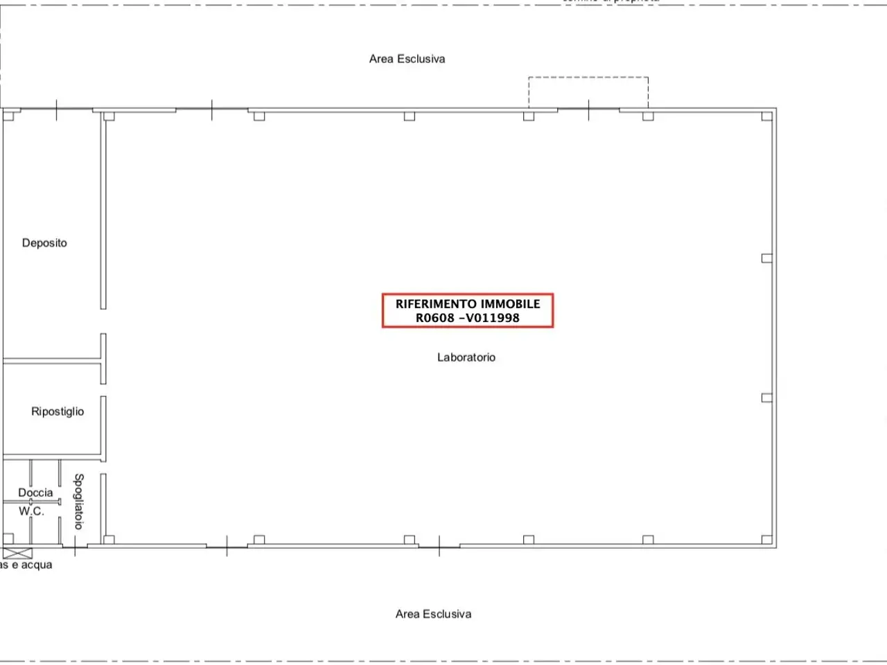 Magazzino in , Reggio nell'Emilia, {3} - Planimetria 1