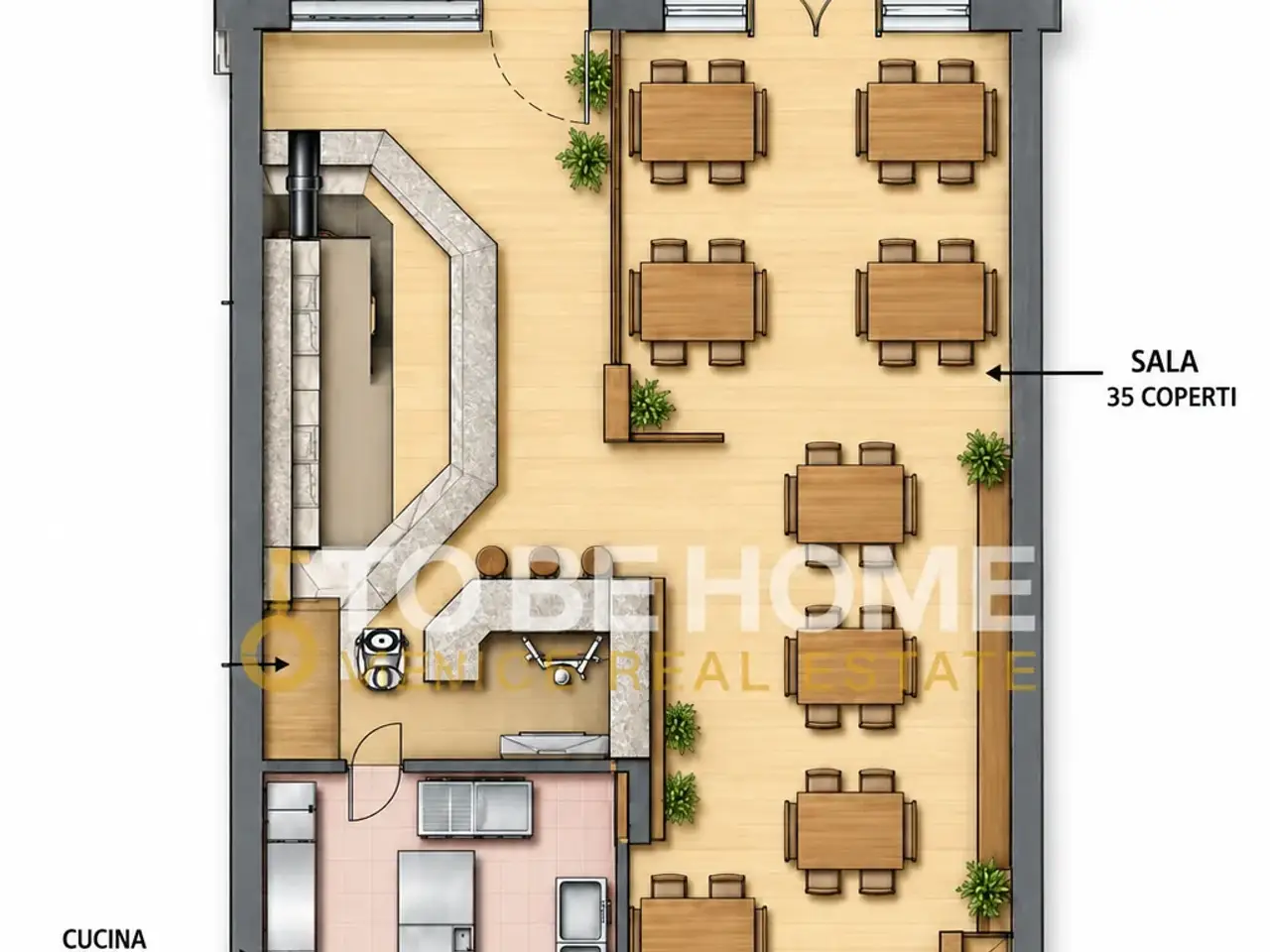 Negozio in , Venezia, {3} - Planimetria 1