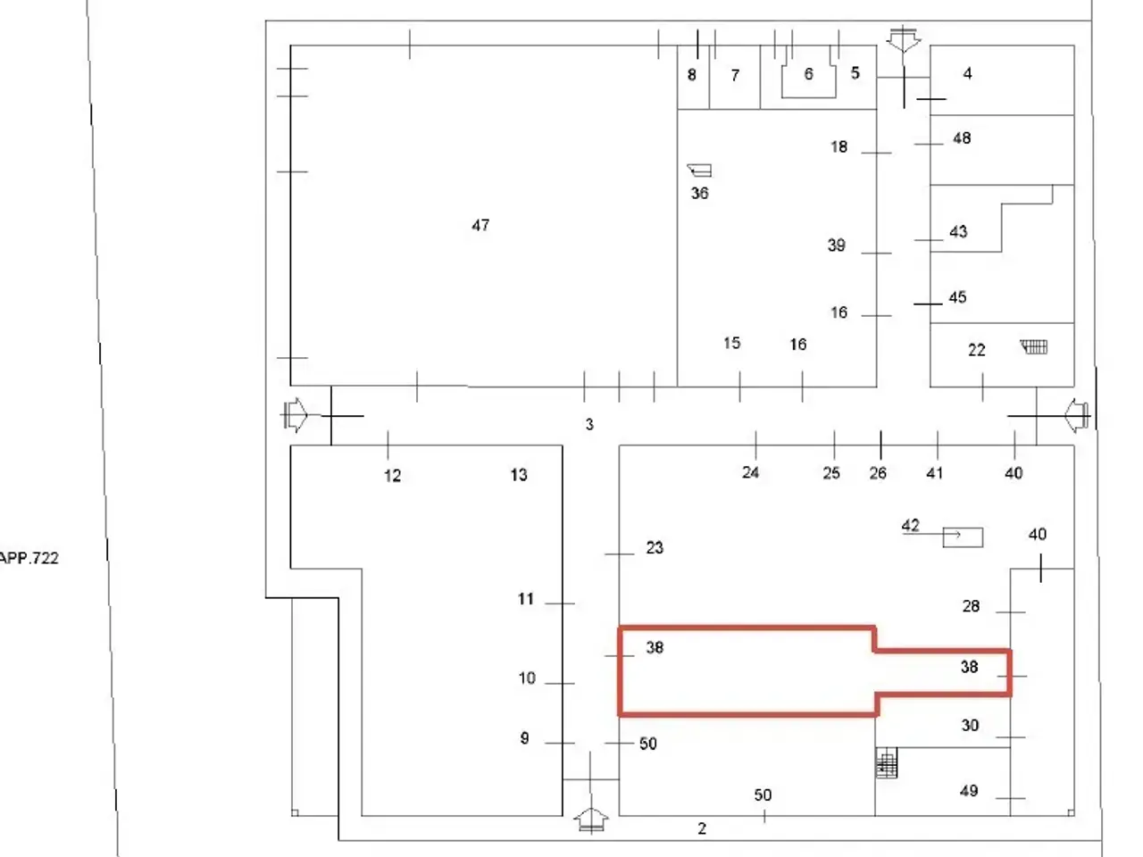 Negozio in Piazza Marie Curie 1, Castenaso, {3} - Planimetria 1