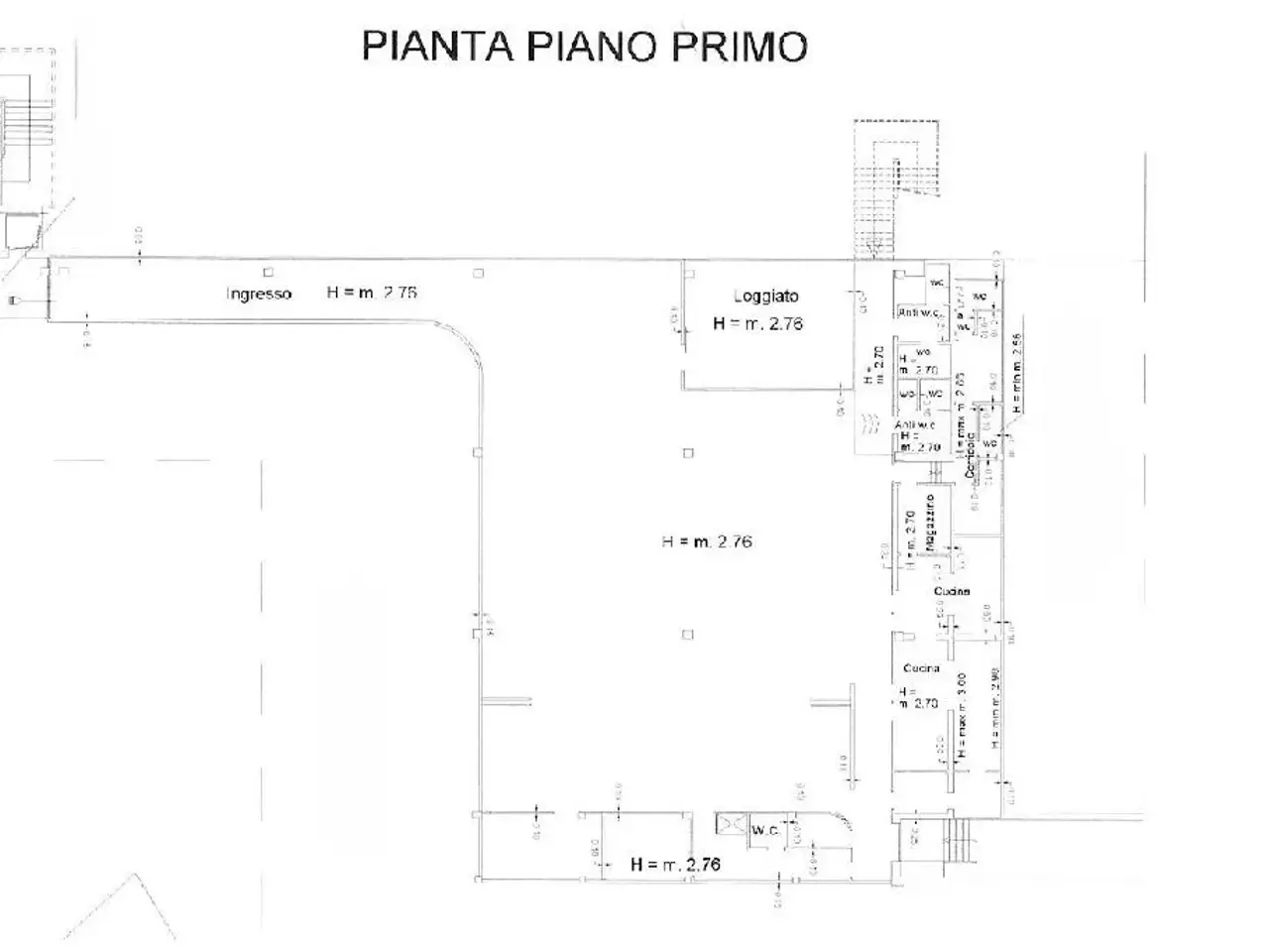 Capannone in Via Vittorio Emanuele, Calenzano, {3} - Planimetria 1