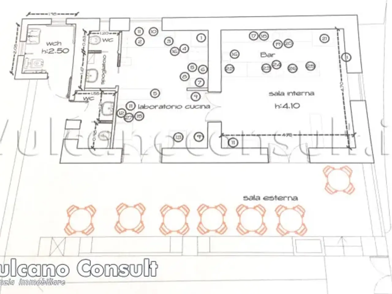 Negozio in Via Vittorio Emanuele III, Lipari, {3} - Planimetria 1