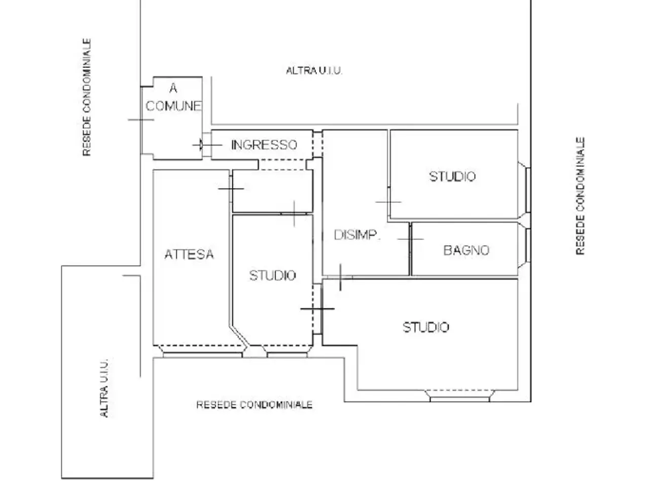 Ufficio in Via di Soffiano 67, Firenze, {3} - Planimetria 1