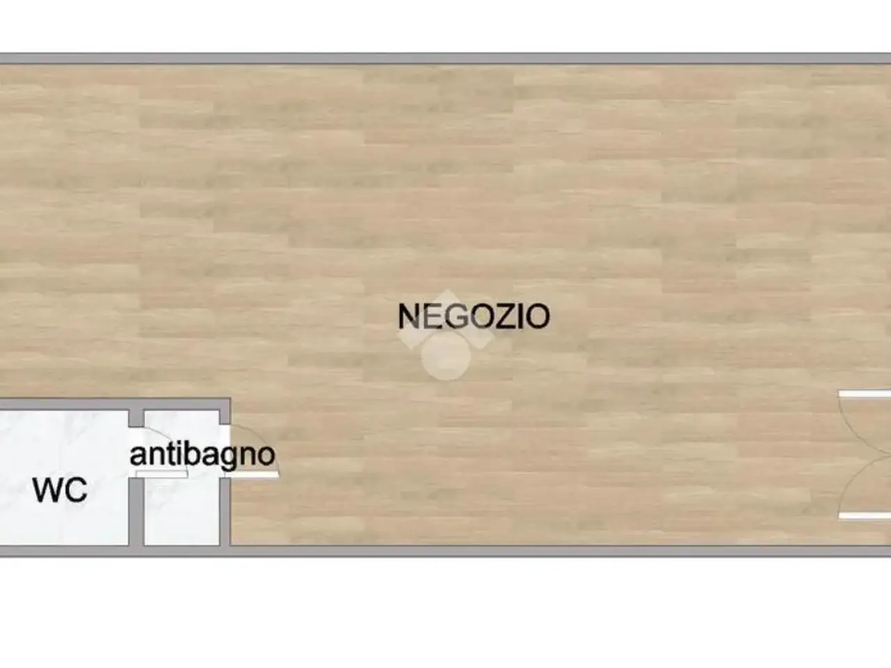 Negozio in Via G. Galilei 3, Mestrino, {3} - Planimetria 1