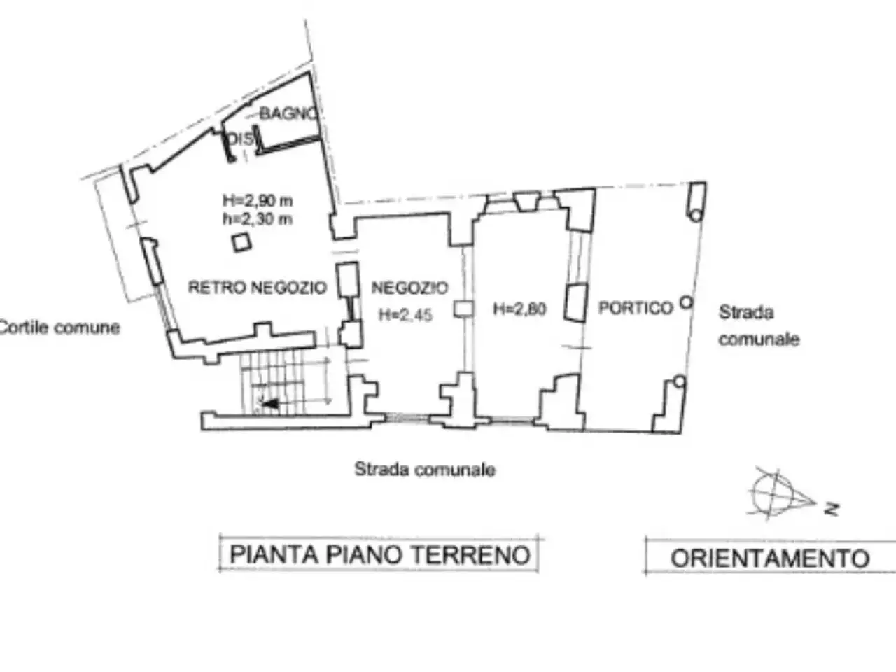 Negozio in Via Massimo d' Azeglio 3, Castellamonte, {3} - Planimetria 1