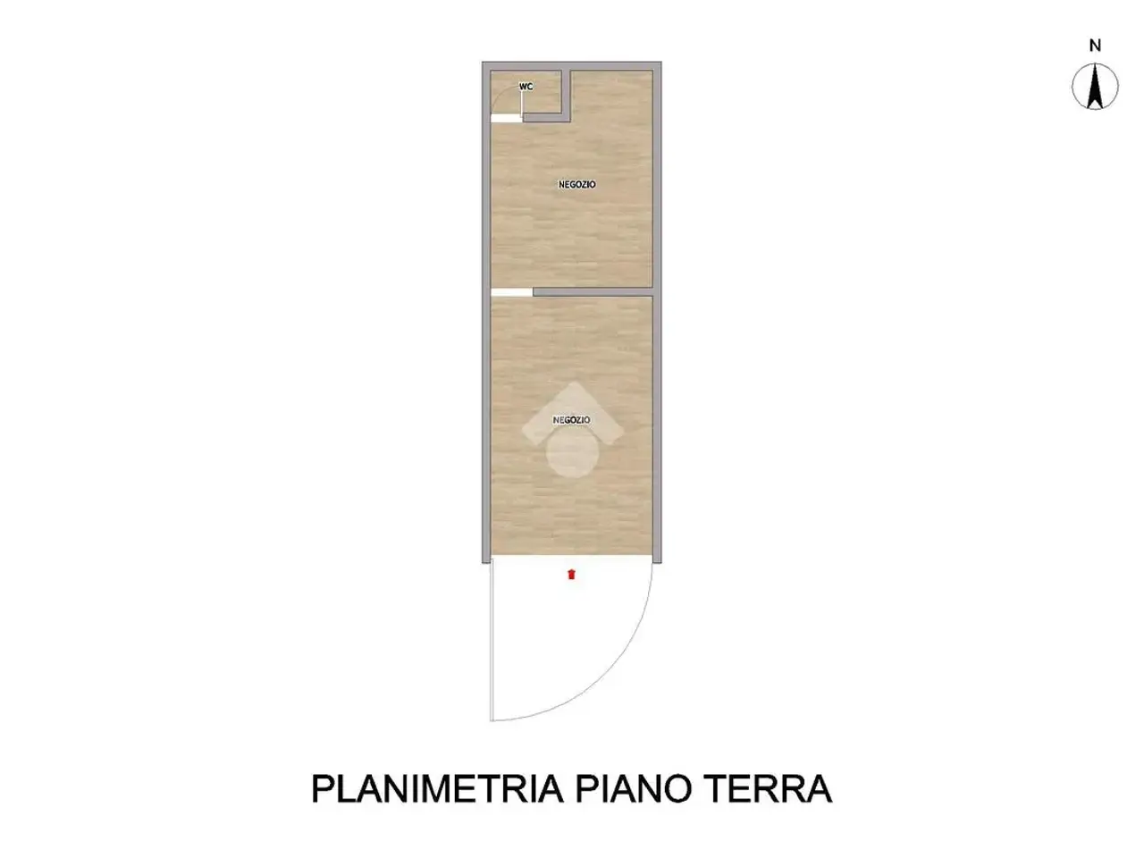 Negozio in Corso Vittorio Emanuele II 191, Piacenza, {3} - Planimetria 1