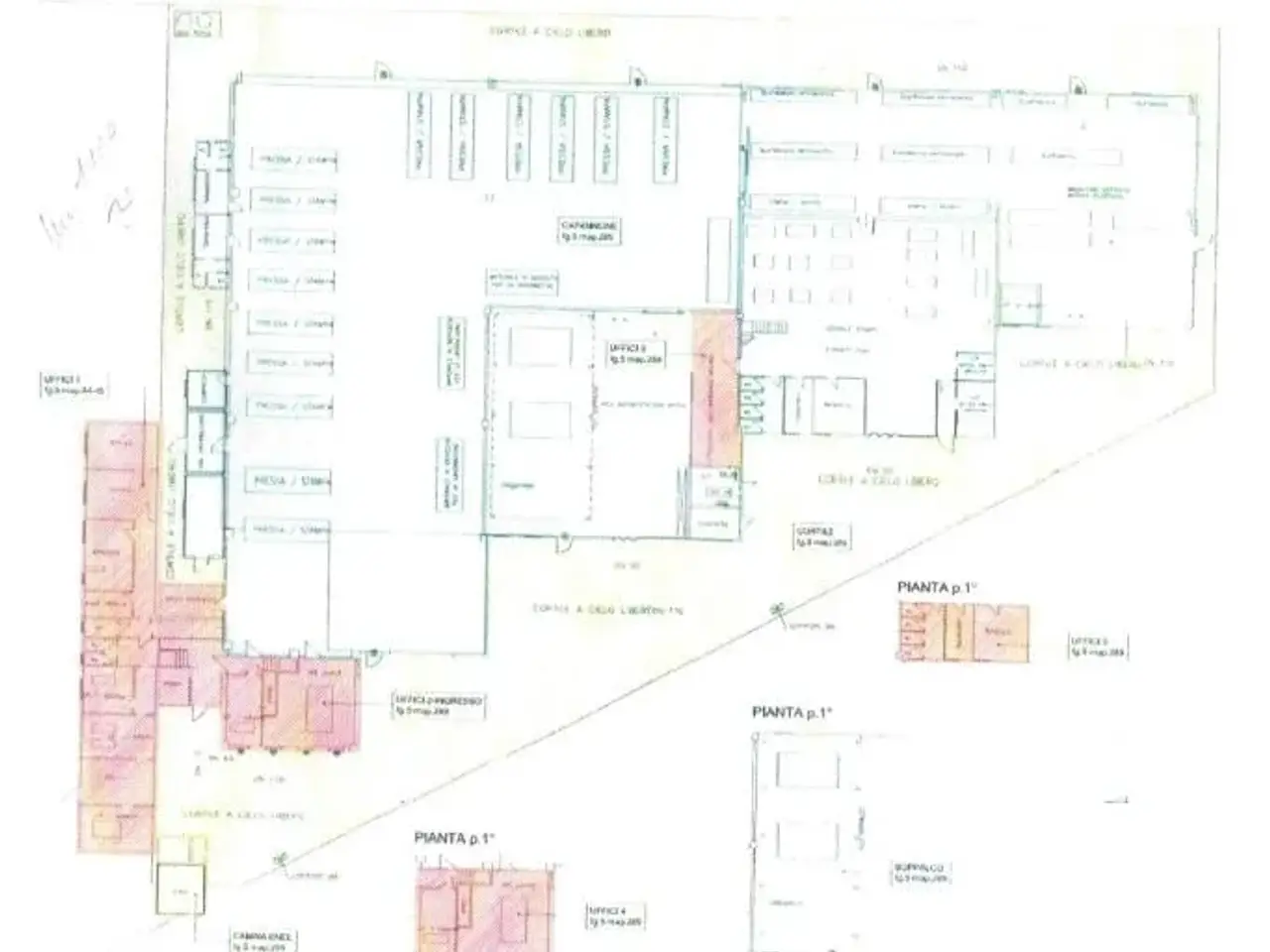 Capannone in Via Leonardo da Vinci, Santo Stefano Ticino, {3} - Planimetria 1