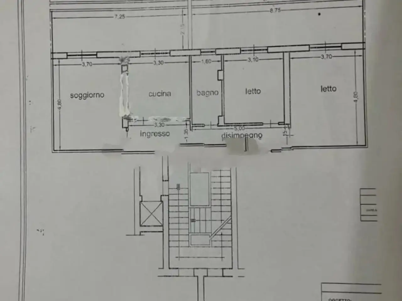 Trilocale in Corso Don Luigi Sturzo, Trani - Planimetria 1