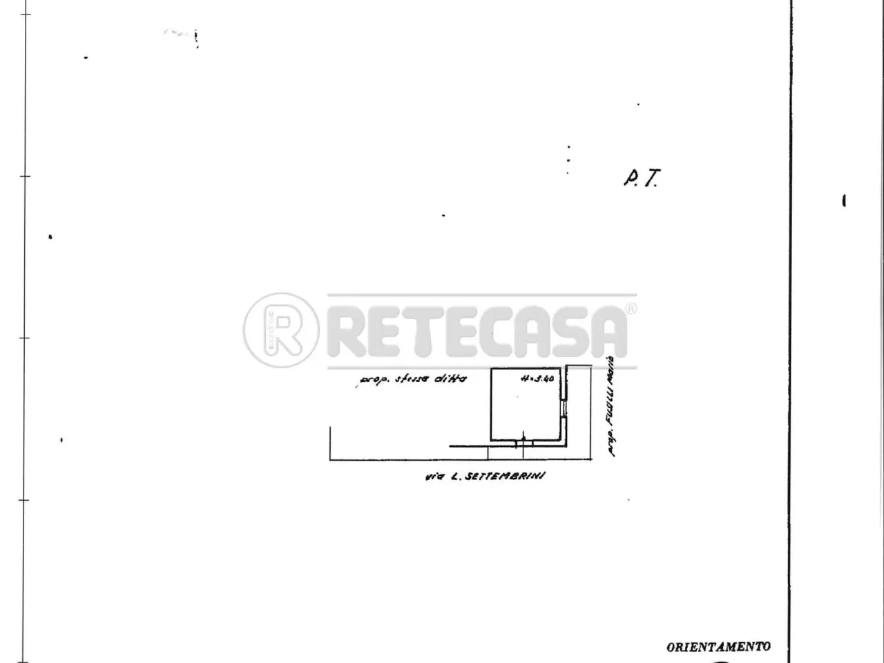 Parcheggio chiuso in Via Luigi Settembrini 9, Pescara, {3} - Planimetria 1