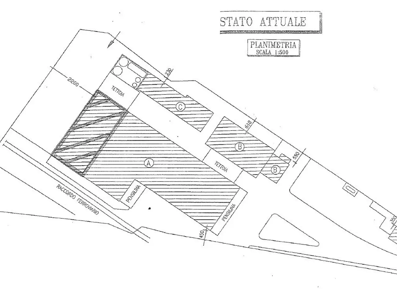 Capannone in Via Buozzi 40, Russi, {3} - Planimetria 1