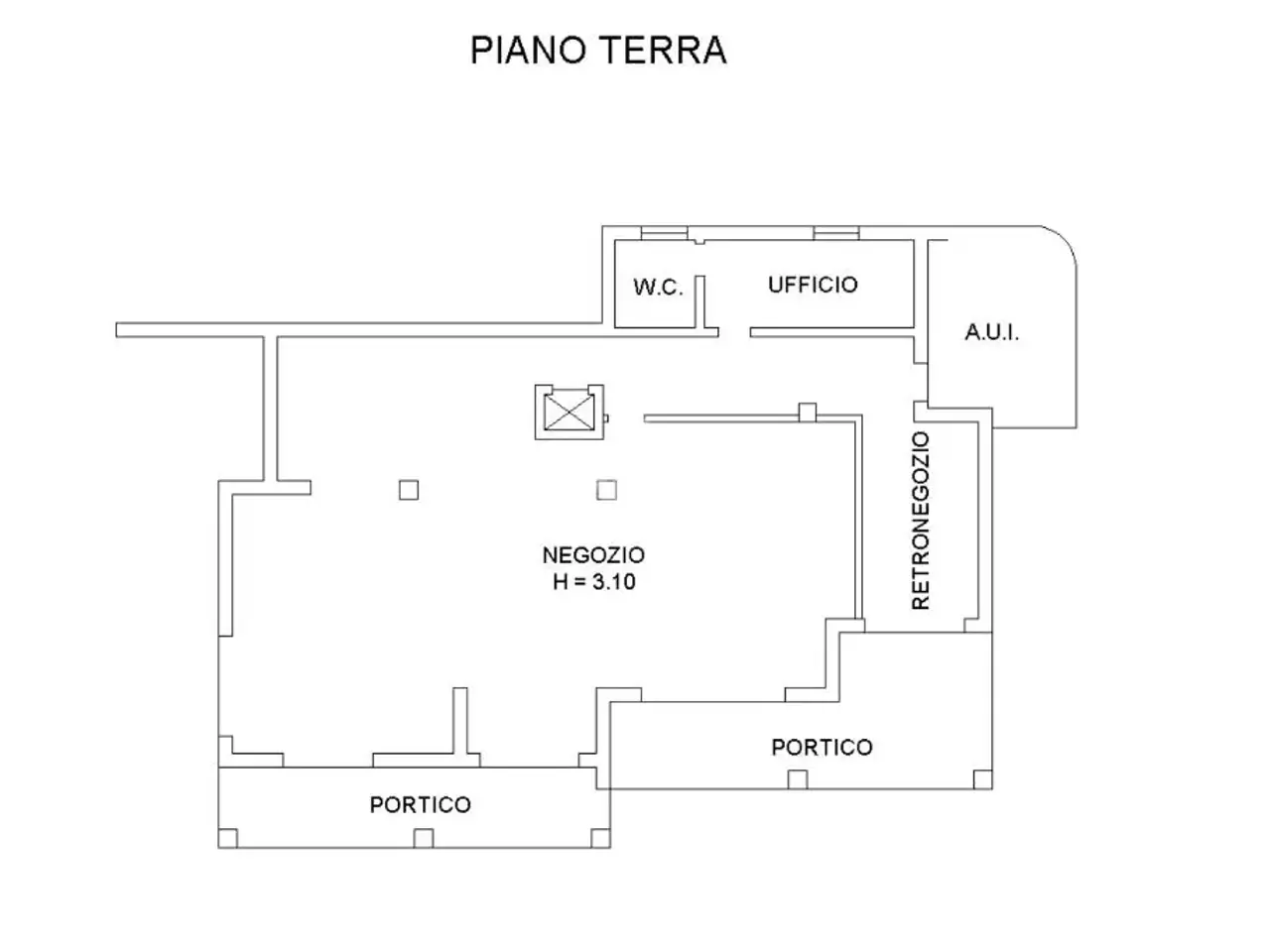 Negozio in Via Brescia 6, Soiano Del Lago, {3} - Planimetria 1