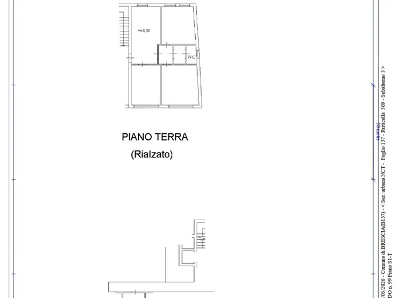 Ufficio in Via Vittorio Emanuele II 99, Brescia, {3} - Planimetria 1
