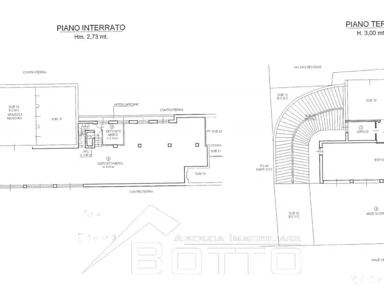 Negozio in Viale Varallo 200, Borgosesia, {3} - Planimetria 1