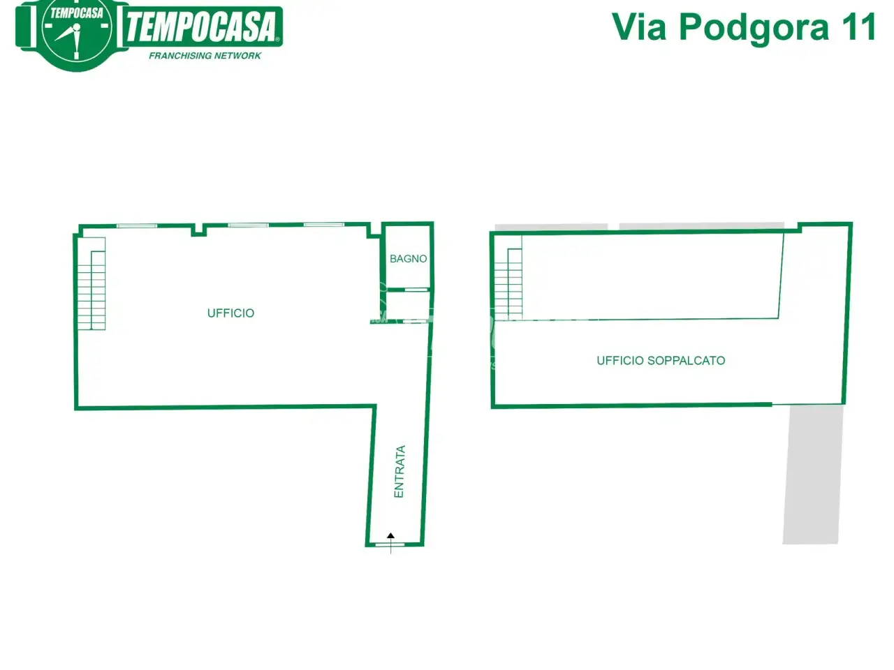 Ufficio in Via Podgora 11, Milano, {3} - Planimetria 1