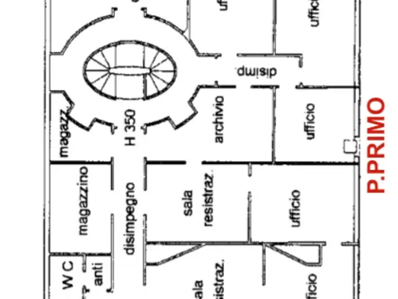 Ufficio in Via Abate Tommaso 50, Quarto D'Altino, {3} - Planimetria 1