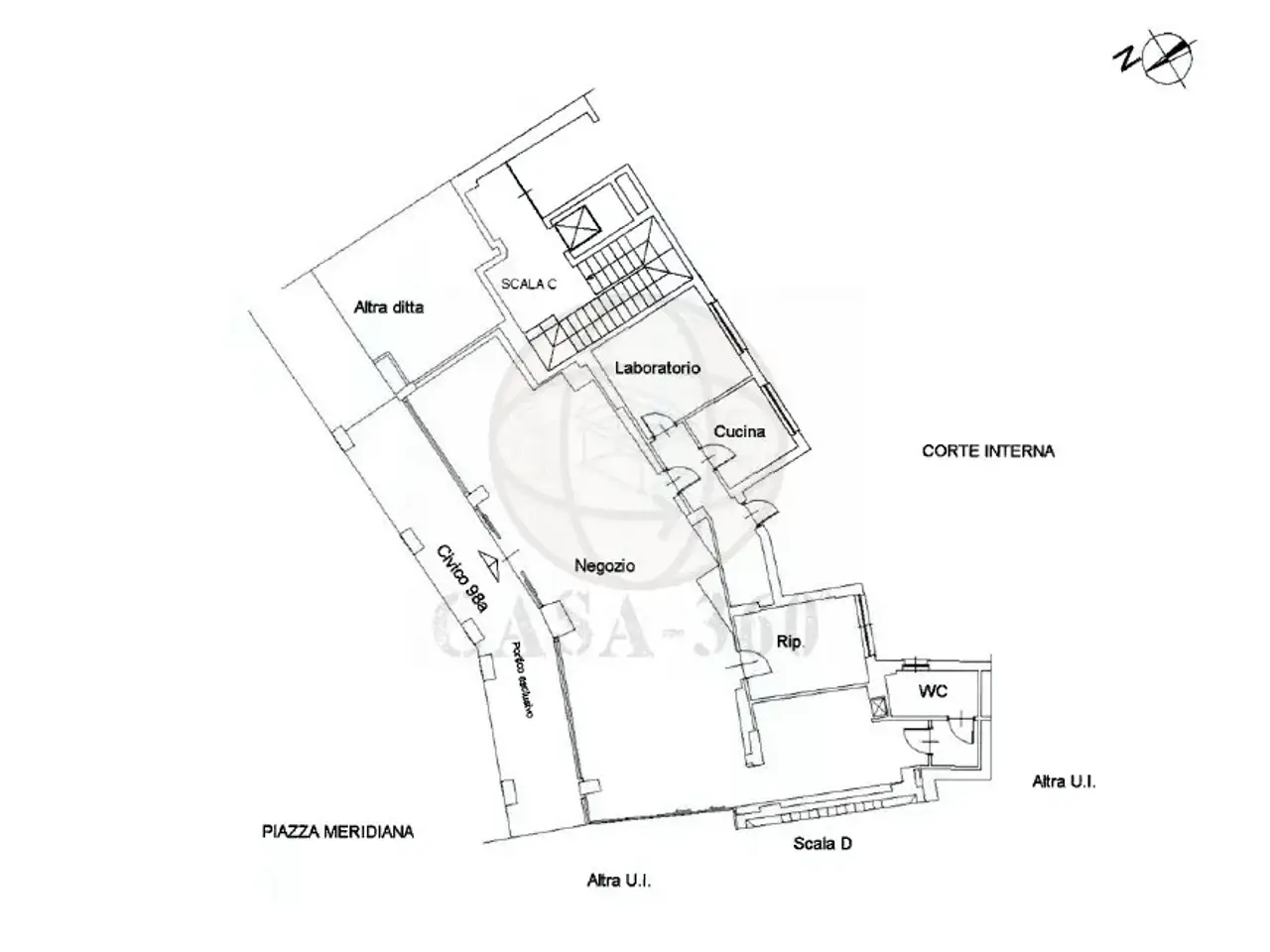 Negozio in Via del Rivo, 98, Terni, {3} - Planimetria 1