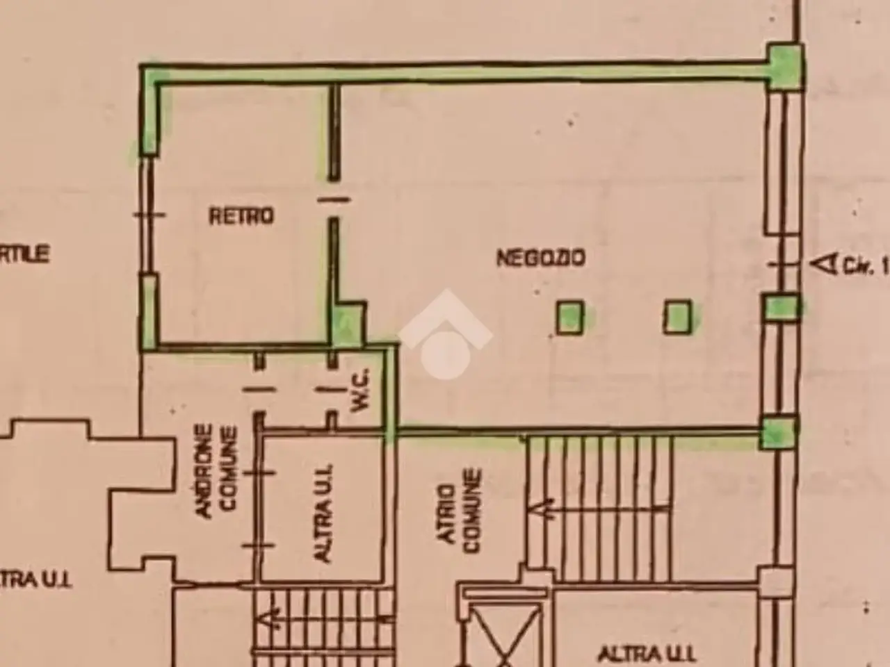 Negozio in Via Martinetto 11, Torino, {3} - Planimetria 1