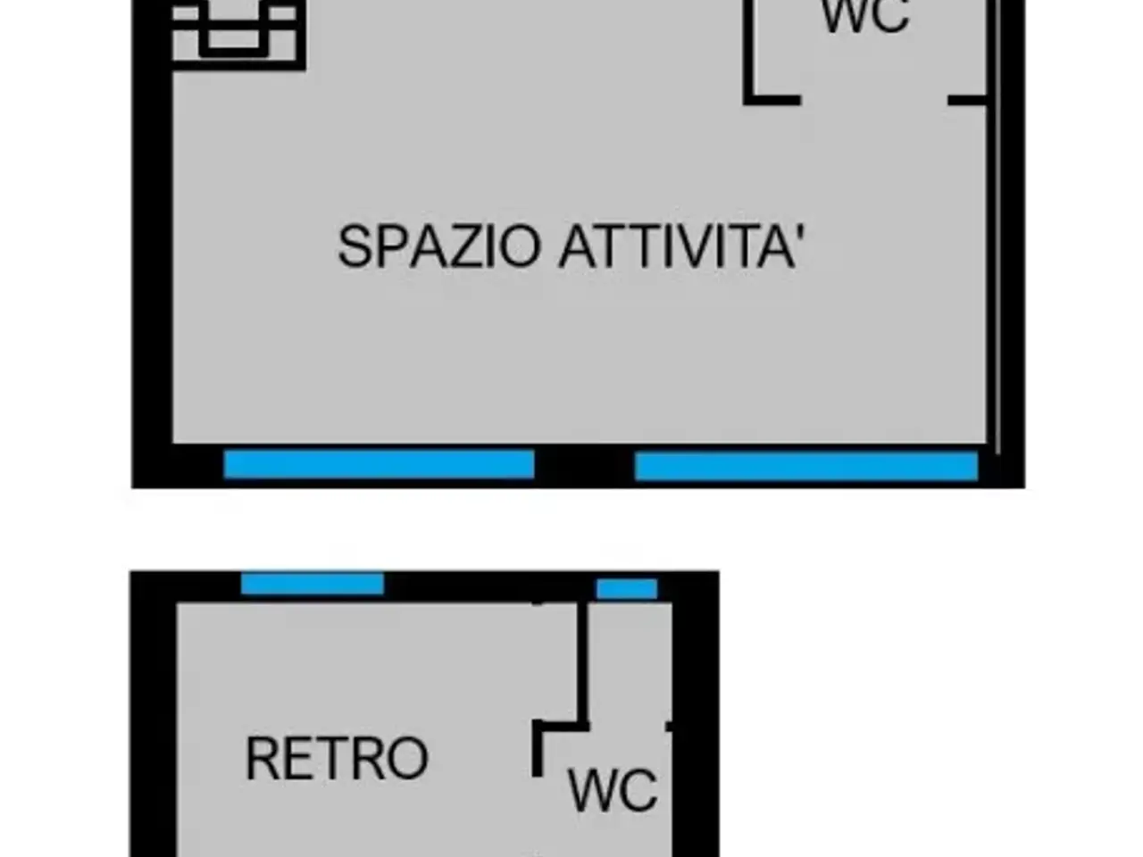 Negozio in Piazza Greco 10, Milano, {3} - Planimetria 1