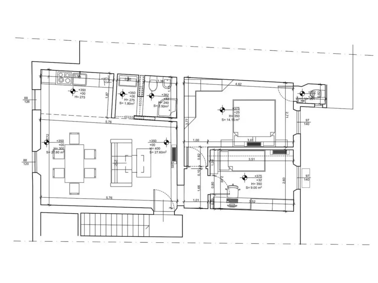 Trilocale in Via di Brozzi, Firenze - Planimetria 1