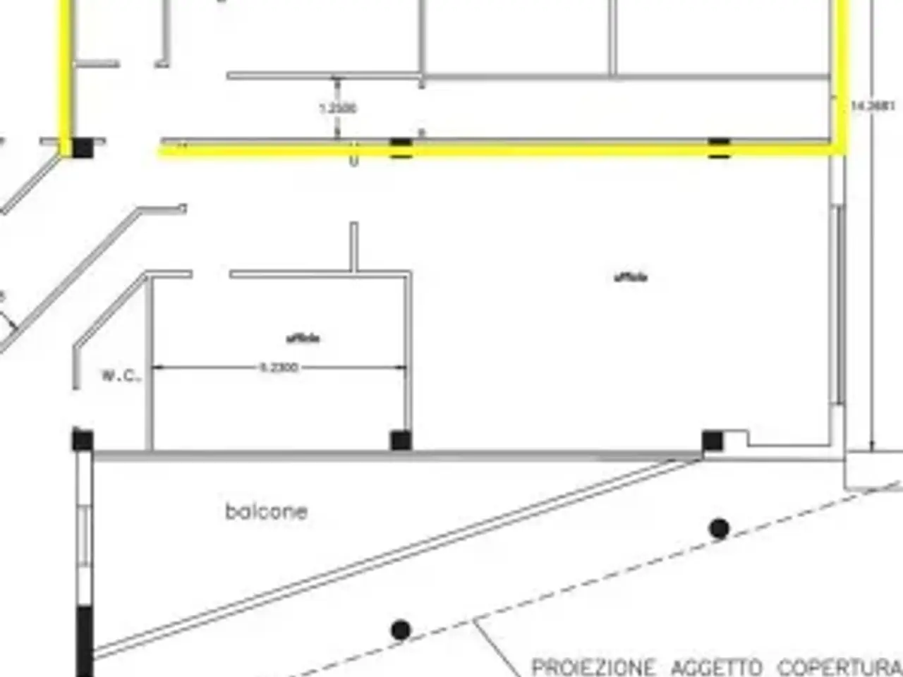 Ufficio in Via degli Anziati, Frosinone, {3} - Planimetria 1