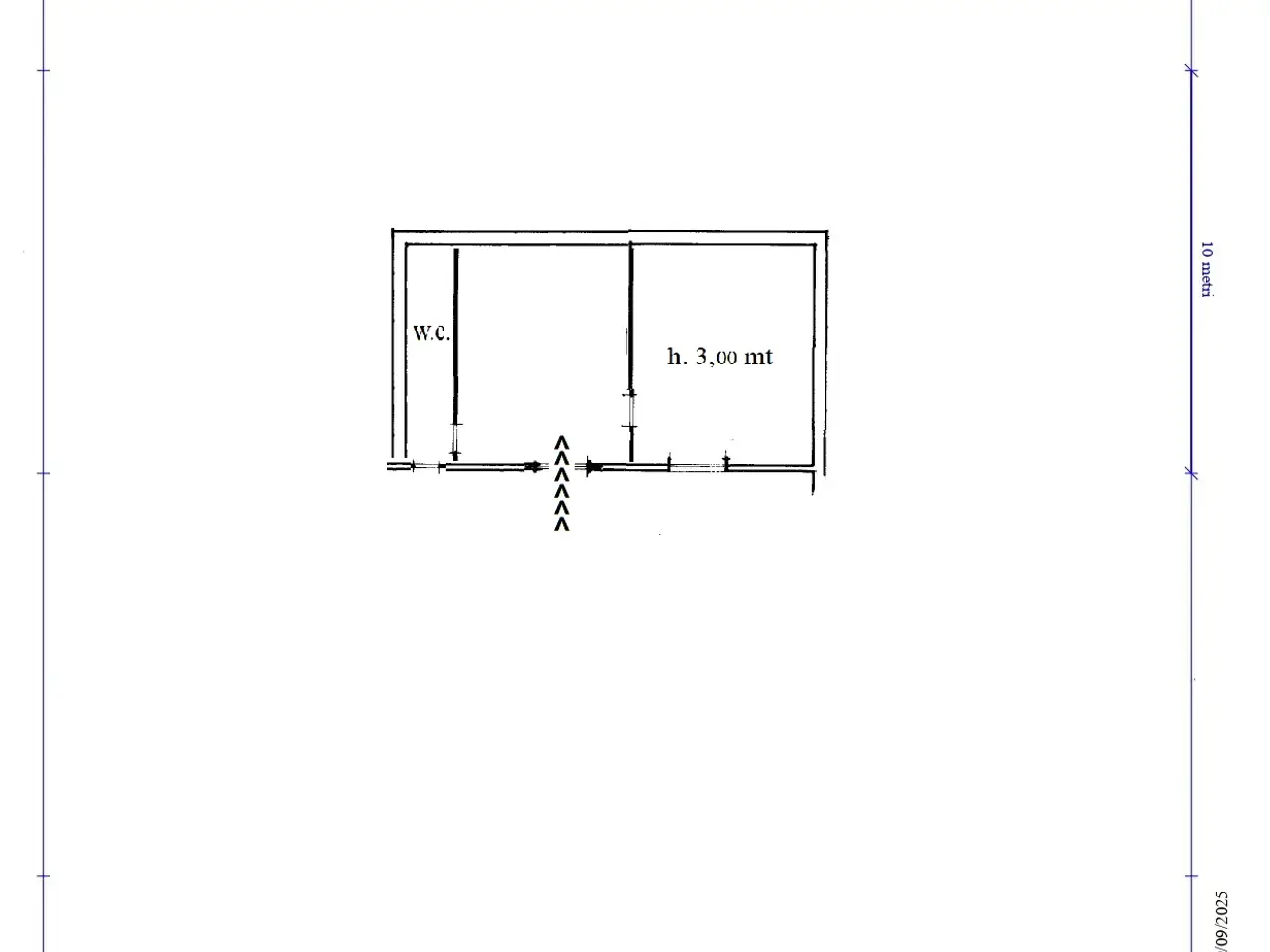 Studio in Via Quinto Orazio Flacco 5, Aversa, {3} - Planimetria 1