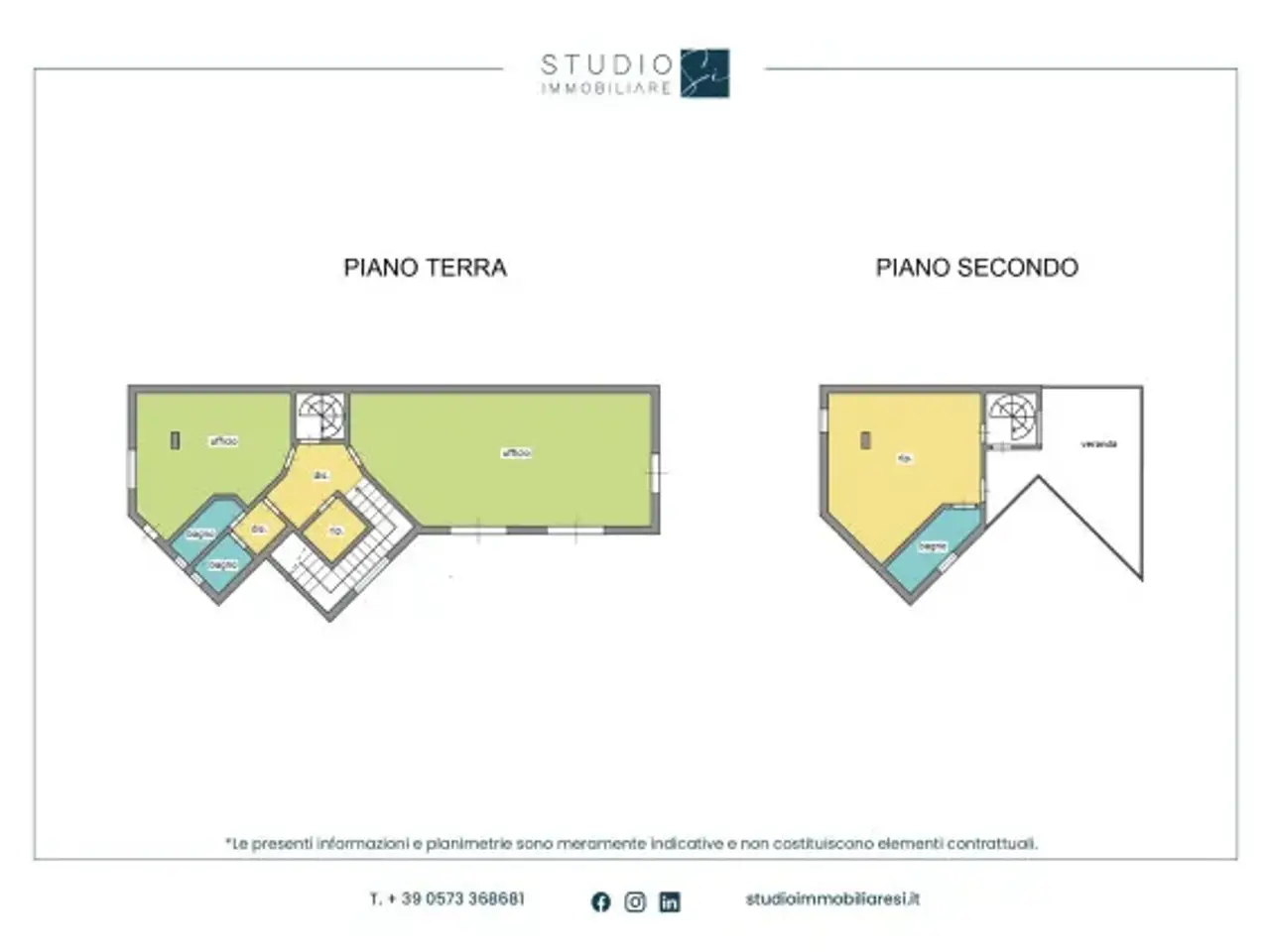 Ufficio in Via Giacomo Leopardi, Agliana, {3} - Planimetria 1
