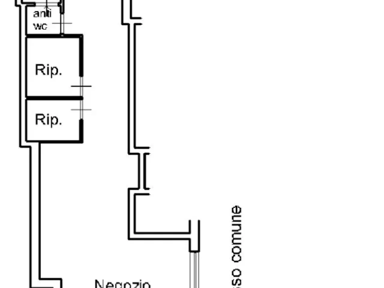 Negozio in Via del Casale Agostinelli 140, Roma, {3} - Planimetria 1