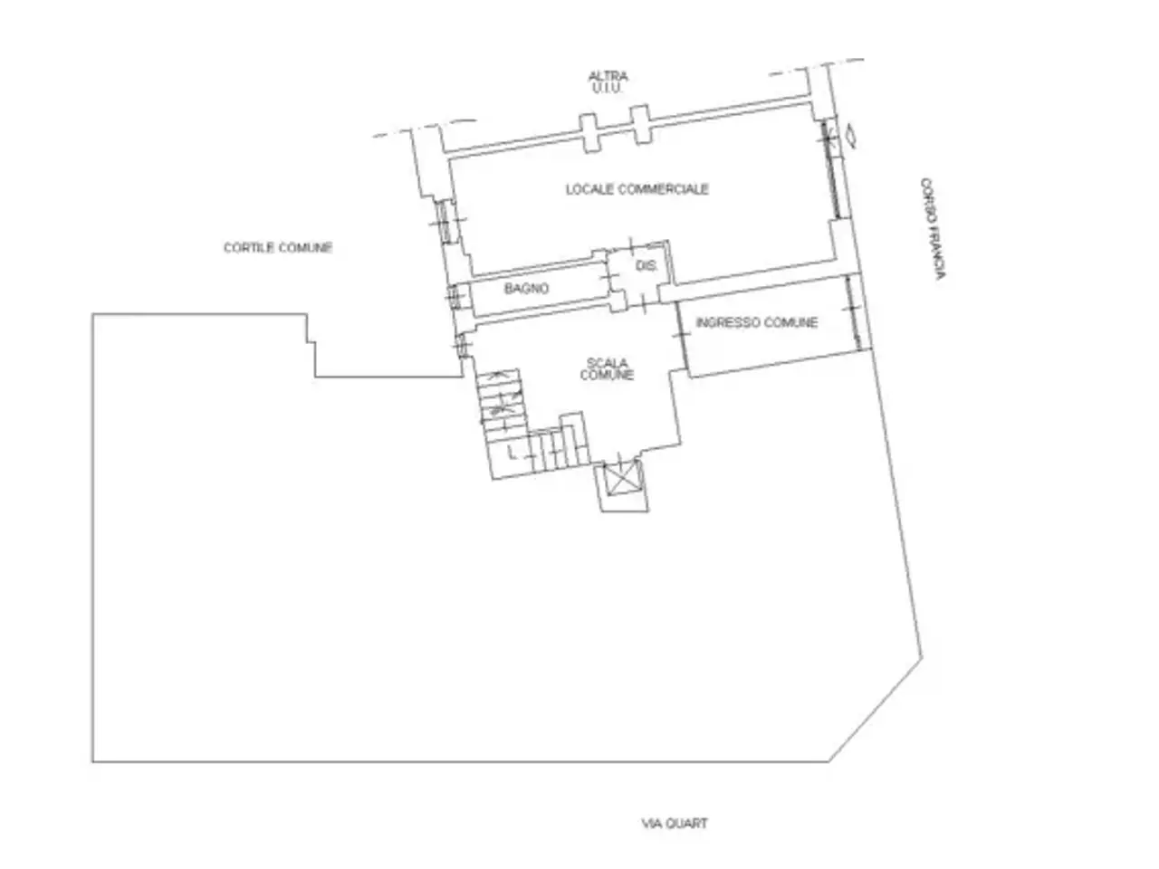 Negozio in Corso Francia 205, Torino, {3} - Planimetria 1