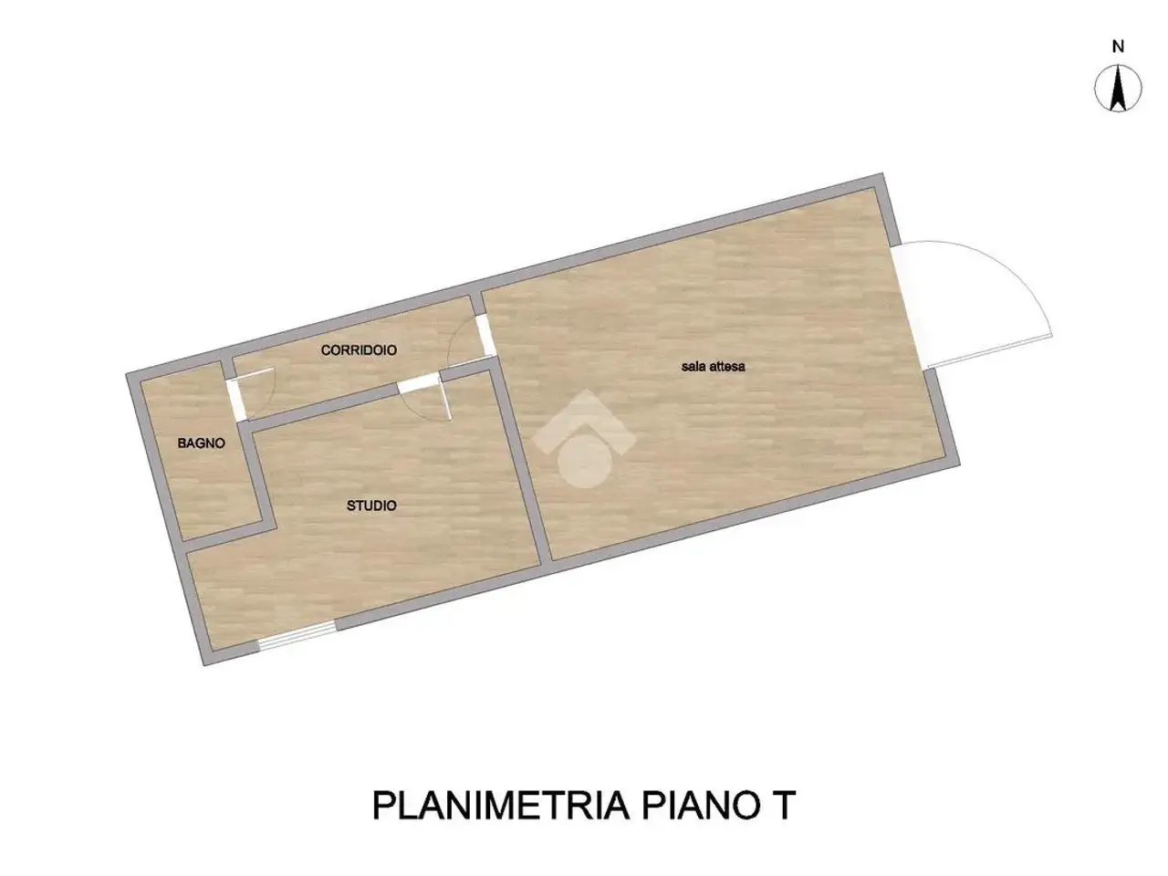 Ufficio in Via Mazzini 9, Casalbuttano Ed Uniti, {3} - Planimetria 1