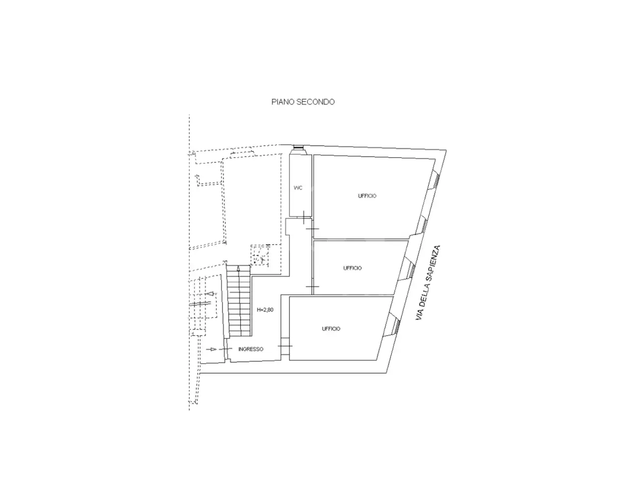 Ufficio in Via Bonazzi  13, Perugia, {3} - Planimetria 1