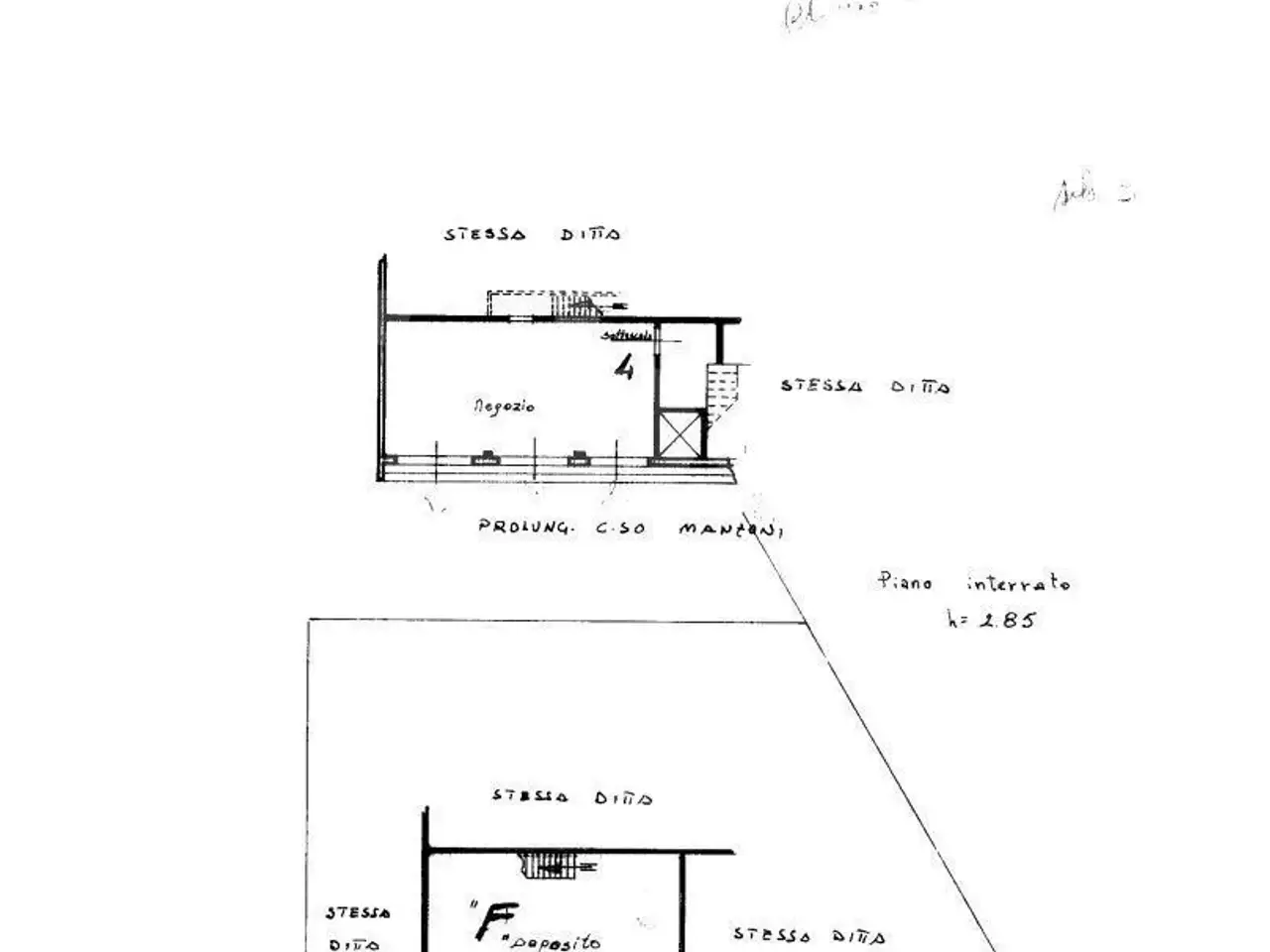 Negozio in Corso Don Luigi Sturzo, Trani, {3} - Planimetria 1