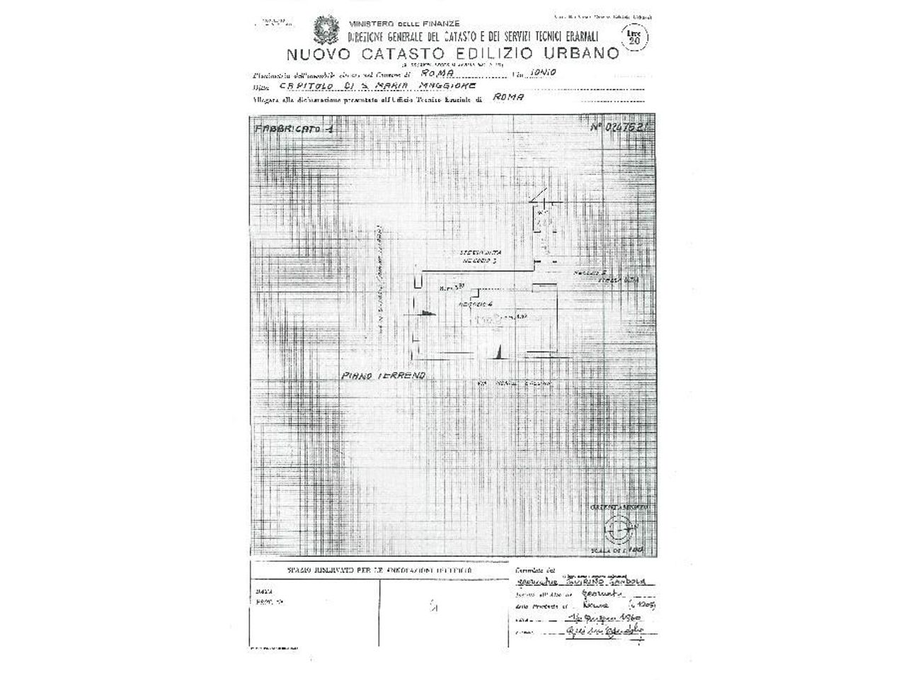 Negozio in Via Montecassino 23, Roma, {3} - Planimetria 1