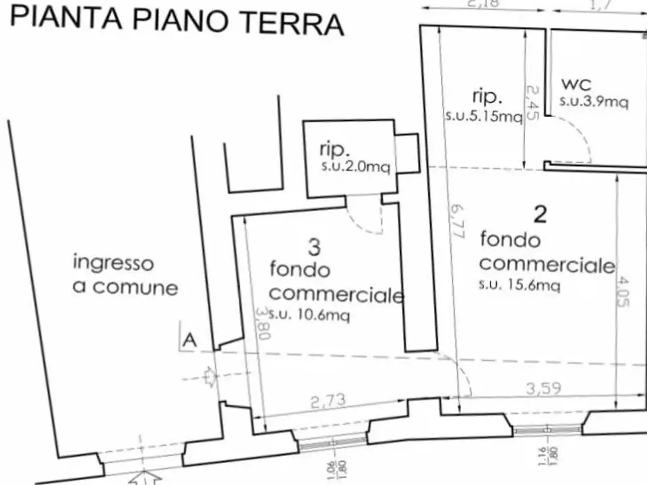 Palazzina commerciale in Via dei Diversi, Lucca, {3} - Planimetria 1