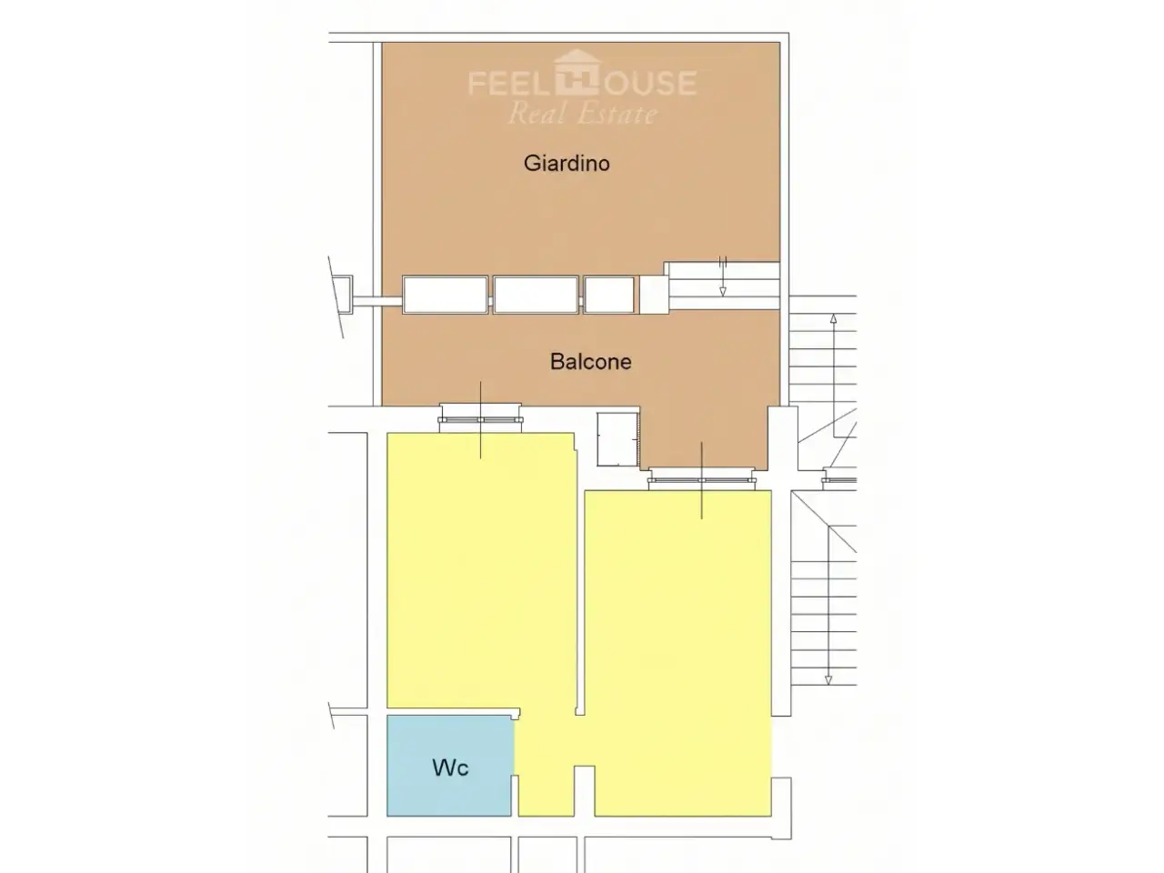 Ufficio in Via Enrico Bassano, Roma, {3} - Planimetria 1