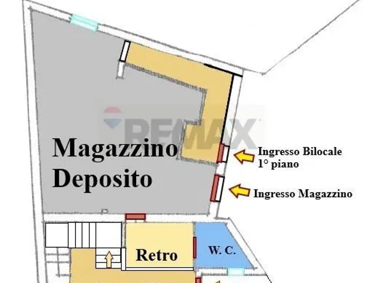 Laboratorio in Via Vittorio Veneto 14, Brugherio, {3} - Planimetria 1